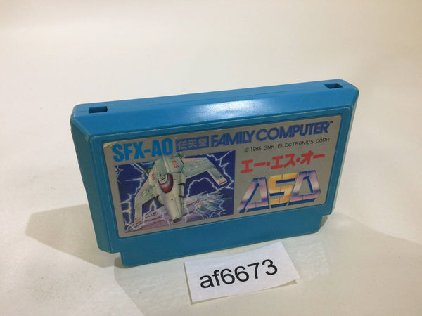 af6673 Alpha Mission ASO Armored Scrum Object NES Famicom Japan