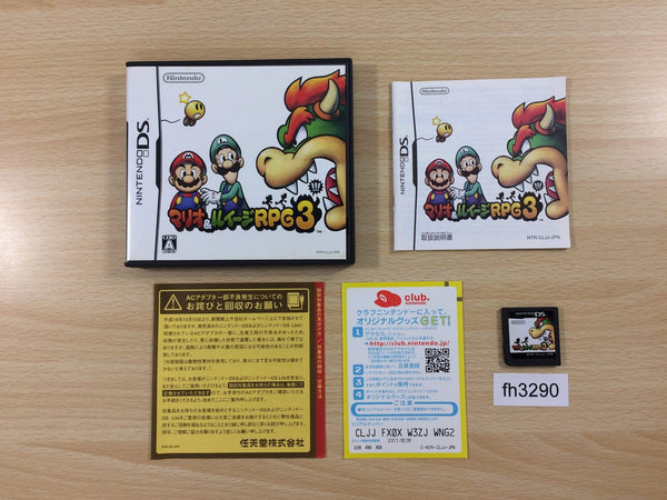 fh3290 Mario & Luigi Bowser's Inside Story BOXED Nintendo DS Japan