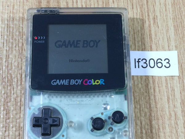 lf3063 Plz Read Item Condi GameBoy Color Clear Game Boy Console Japan