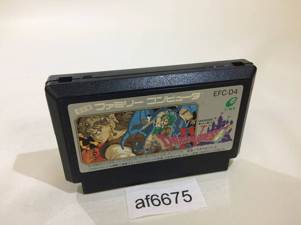 af6675 Dragon Quest IV 4 NES Famicom Japan