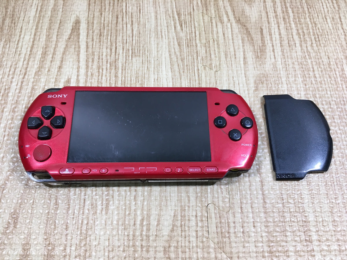 ＰＳＰ 3000 GD6941 Plz Read Item Condi PSP-3000 RED & BLACK SONY PSP