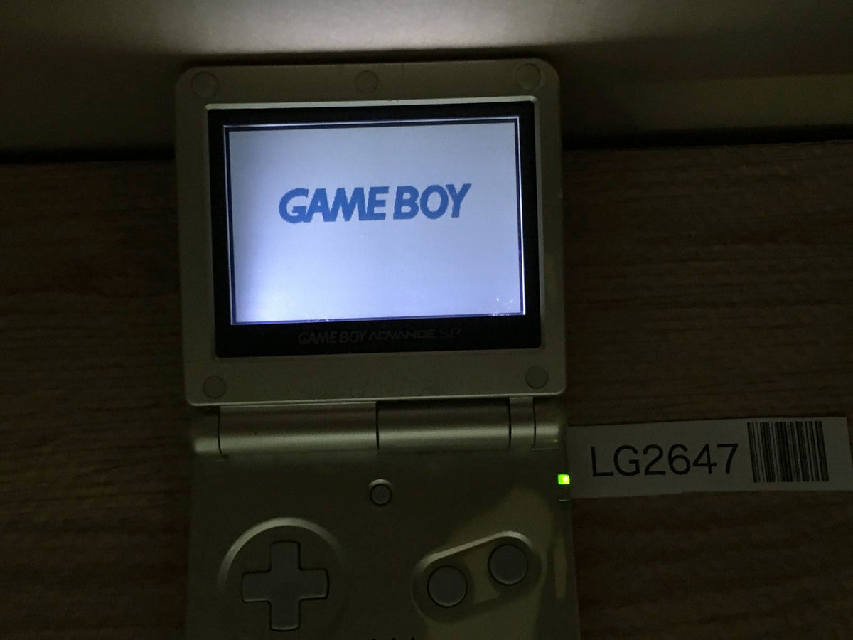 LG2647 No Battery GameBoy Advance SP Star Light Gold Game