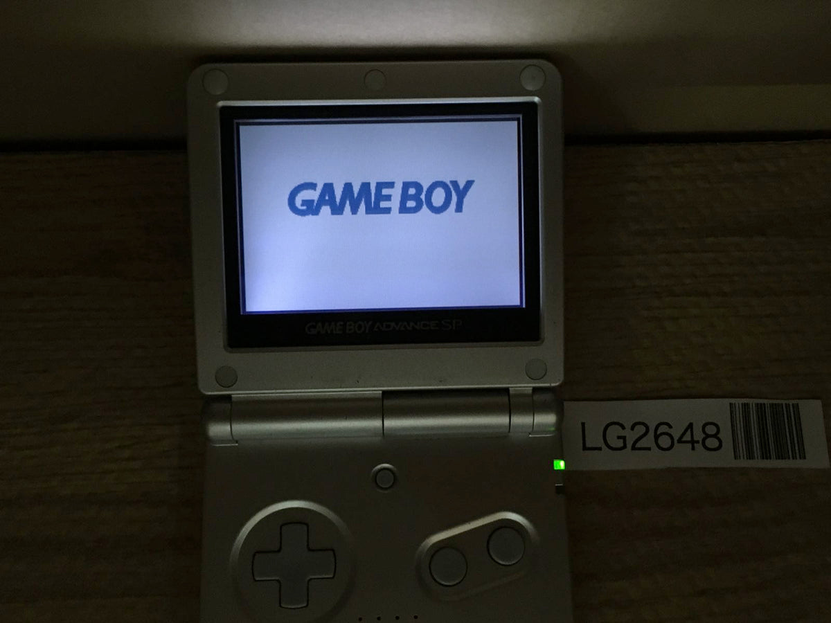 LG2648 No Battery GameBoy Advance SP Platinum Silver Game