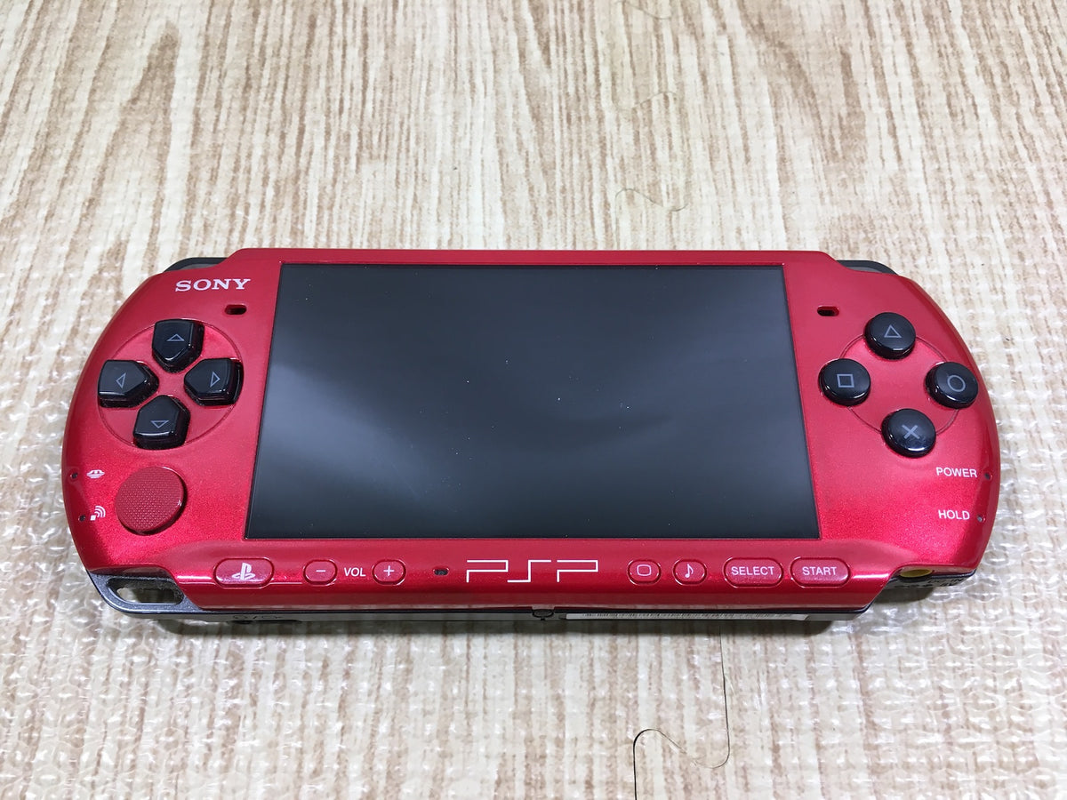 GD6946 Plz Read Item Condi PSP-3000 RED & BLACK SONY PSP