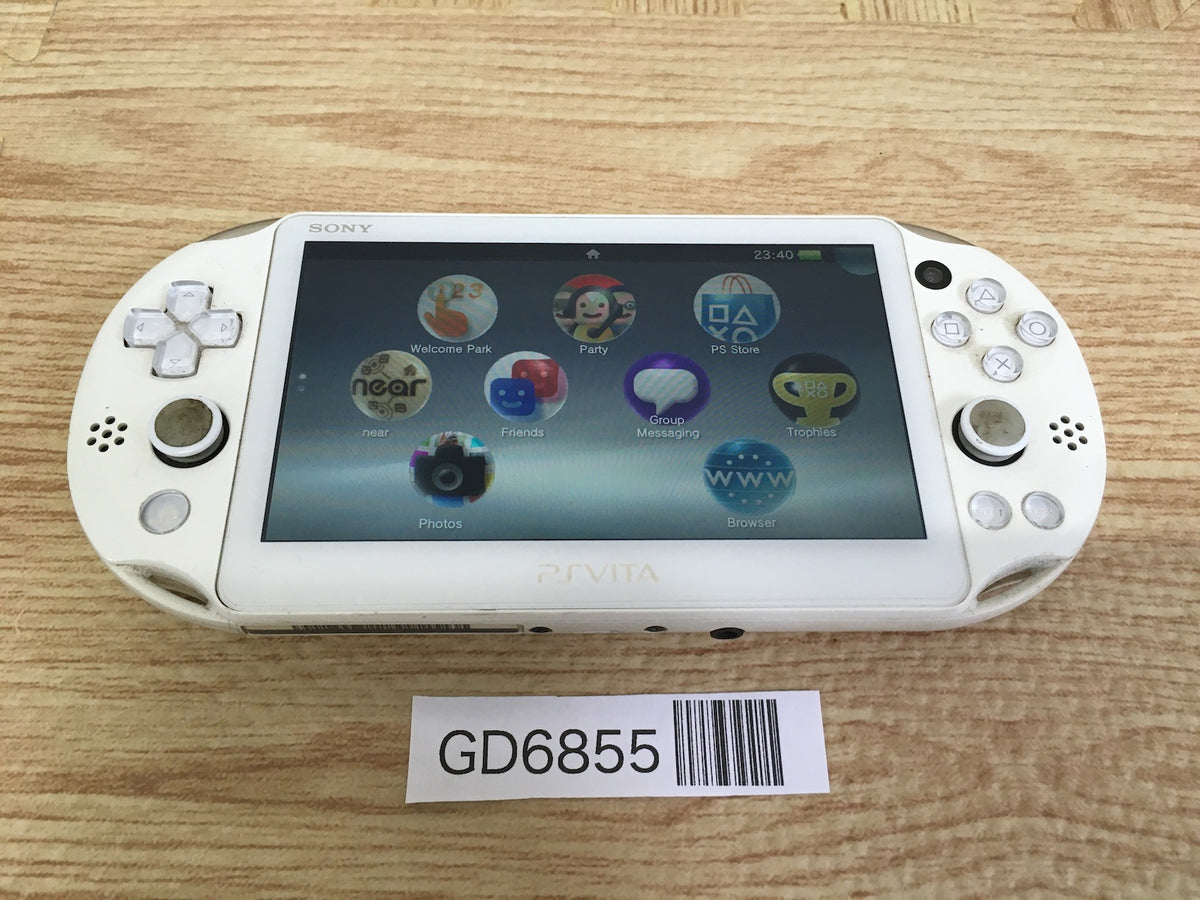 GD6855 With Defects - PS Vita PCH-2000 WHITE SONY PSP Console