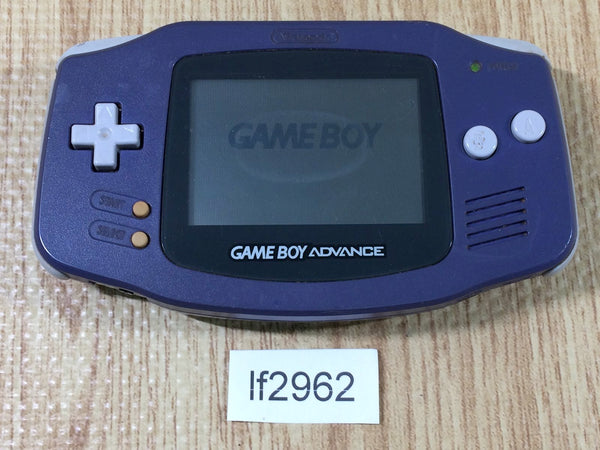 lf2962 Plz Read Item Condi GameBoy Advance Violet Game Boy Console Japan
