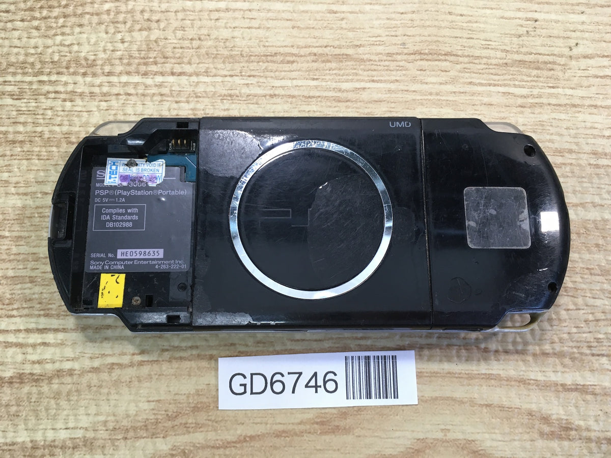 GD6746 Not Working PSP-3000 PIANO BLACK SONY PSP Console