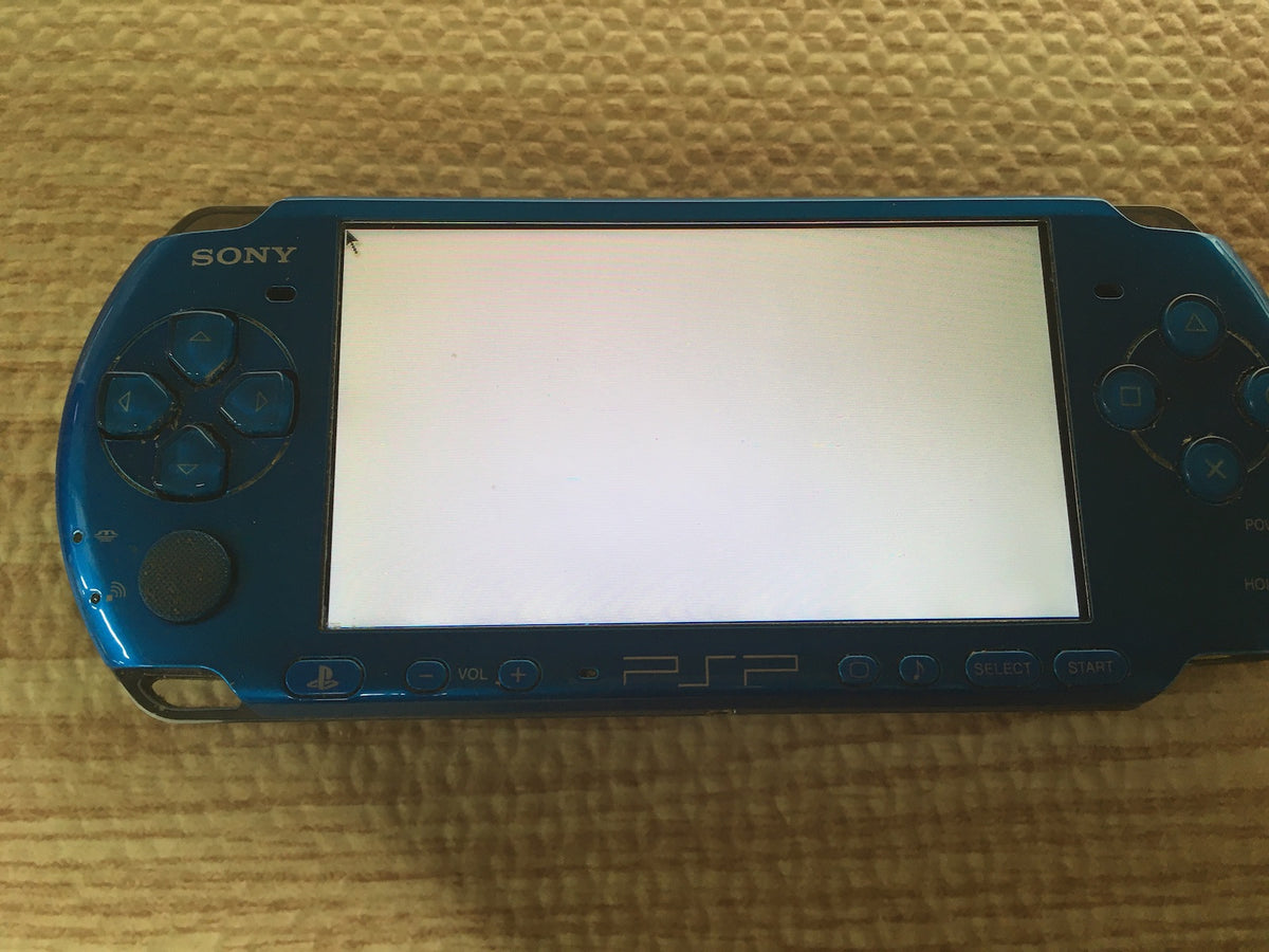 gd6524 Plz Read Item Condi PSP-3000 VIBRANT BLUE SONY PSP
