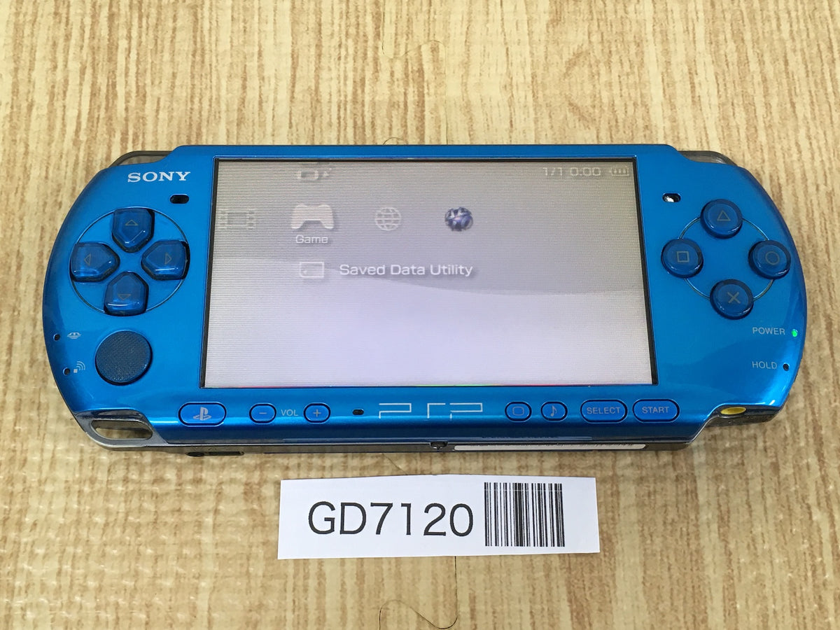 その他 psp3000 GD7120 Plz Read Item Condi PSP-3000 VIBRANT BLUE SONY PSP