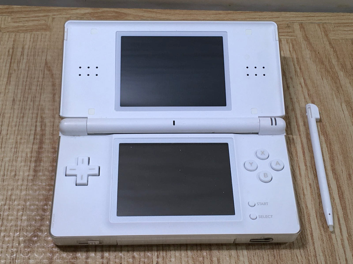 冬の感謝セール lf7476 Plz Read Item Condi Nintendo DS Lite Crystal White 家庭用ゲーム機本体