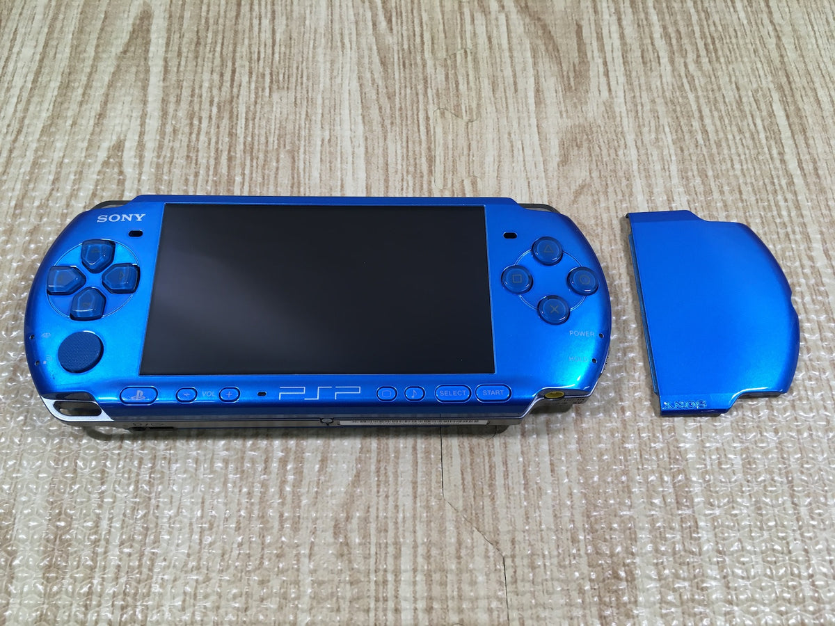 GD7129 Plz Read Item Condi PSP-3000 VIBRANT BLUE SONY PSP
