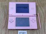 LF7381 Tested Working - No Battery Nintendo DS Lite Noble Pink Console Japan