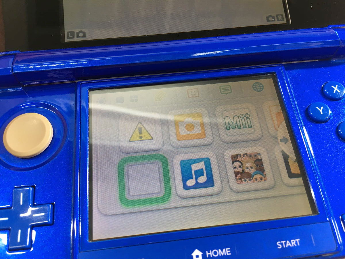 kh3051 Plz Read Item Condi Nintendo 3DS Cobalt Blue Console
