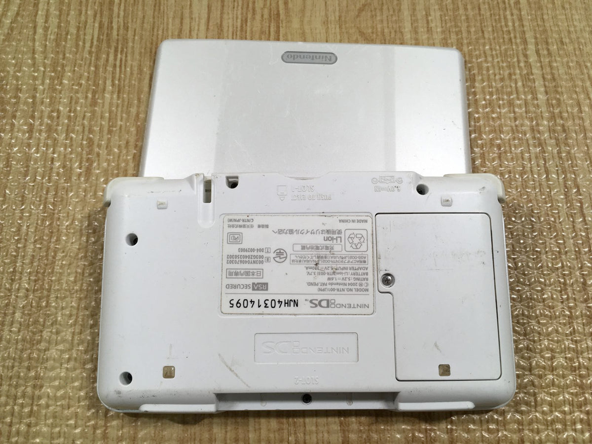 kh6255 Plz Read Item Condi Nintendo DS Pure White Console