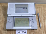 LG1734 With Defects - Nintendo DS Lite Gross Silver Console Japan