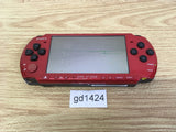 gd1424 Plz Read Item Condi PSP-3000 RED & BLACK SONY PSP Console Japan