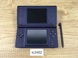 LC3482 Not Working - Nintendo DS Lite Cobalt Black Console Japan