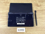 LC3482 Not Working - Nintendo DS Lite Cobalt Black Console Japan