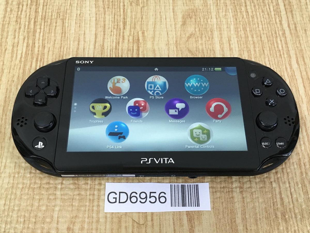 GD6956 Plz Read Item Condi PS Vita PCH-2000 BLACK SONY PSP