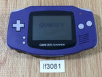 lf3081 Plz Read Item Condi GameBoy Advance Violet Game Boy Console Japan