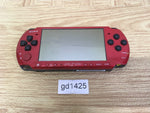 gd1425 Plz Read Item Condi PSP-3000 RED & BLACK SONY PSP Console Japan