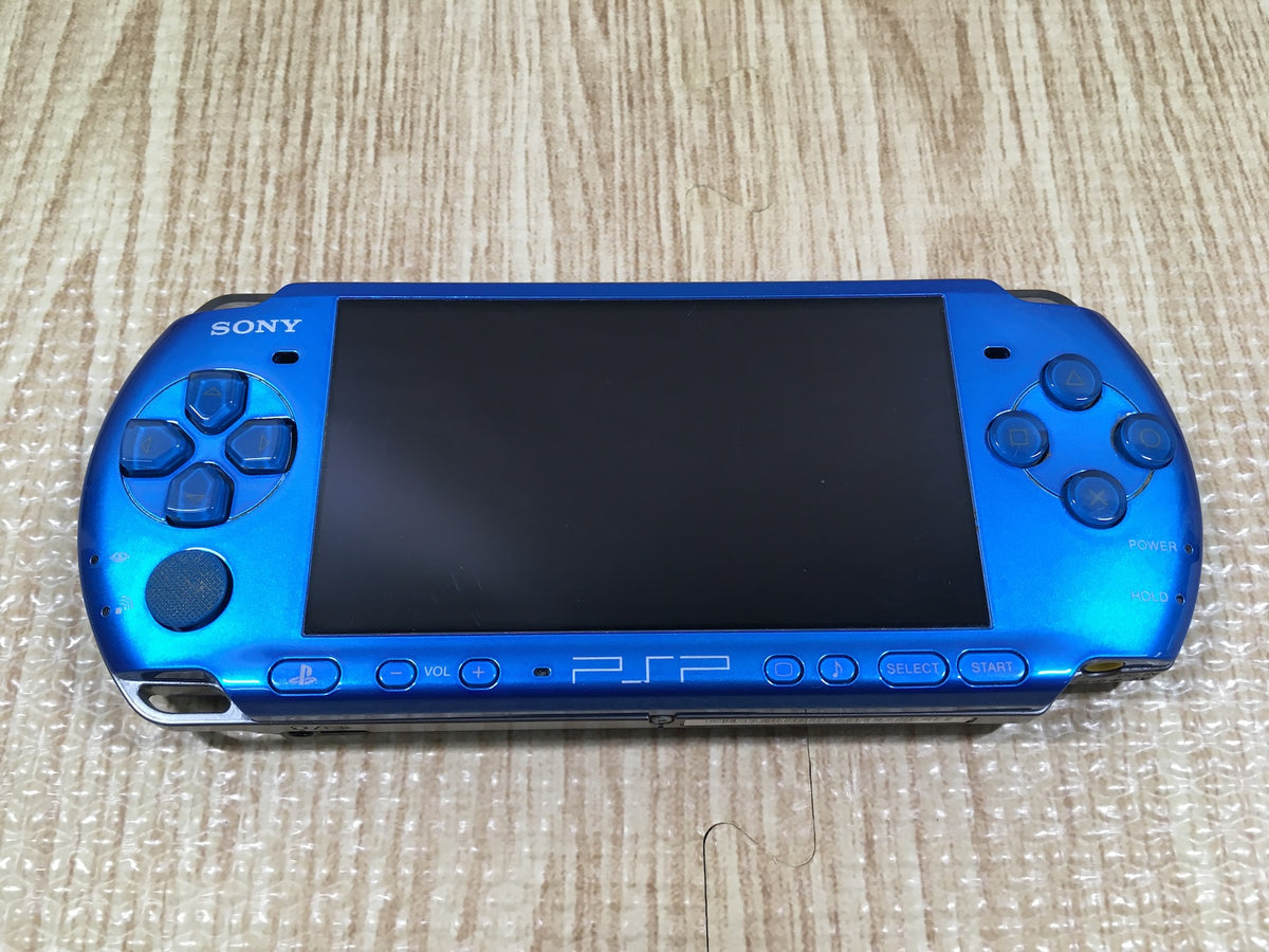 GD7127 Plz Read Item Condi PSP-3000 VIBRANT BLUE SONY PSP