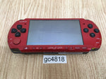 gc4818 Plz Read Item Condi PSP-3000 RED & BLACK SONY PSP Console Japan