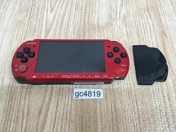 gc4819 Not Working PSP-3000 RED & BLACK SONY PSP Console Japan