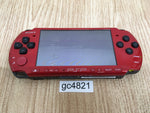 gc4821 Plz Read Item Condi PSP-3000 RED & BLACK SONY PSP Console Japan