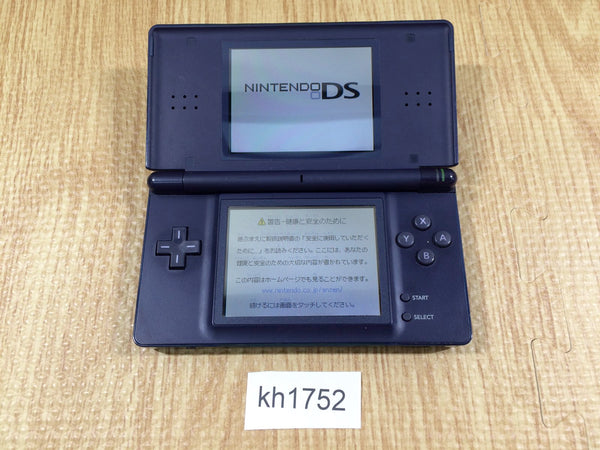 kh1752 Plz Read Item Condi Nintendo DS Lite Enamel Navy Console Japan
