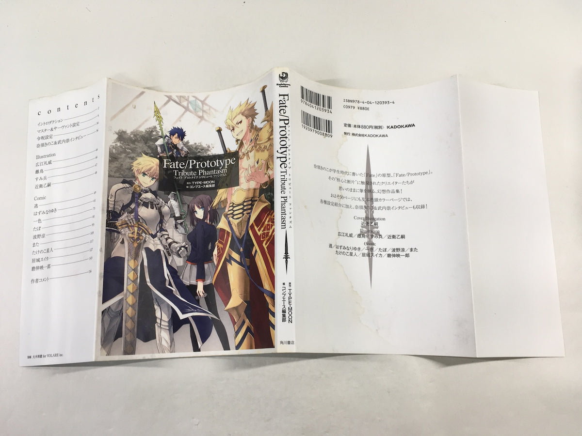 Fate/Prototype Tribute Phantasm Japanese Manga - AAA2284 – J4U.co.jp