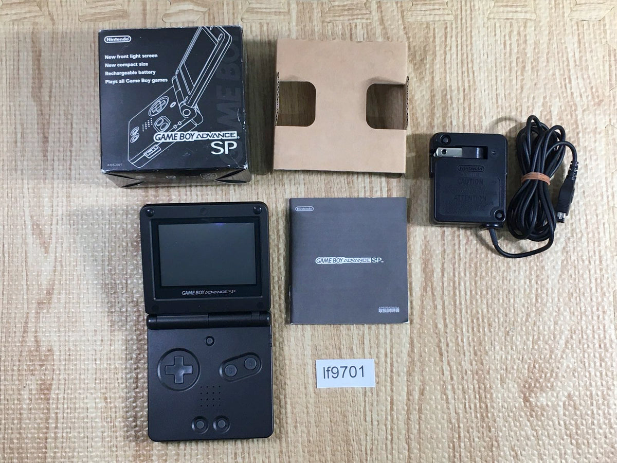 lf9701 GameBoy Advance SP Onyx Black BOXED Game Boy Console lf9701 GameBoy Advance SP Onyx Black BOXED Game Boy Console