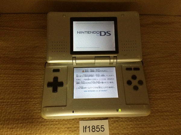 lf1855 Plz Read Item Condi Nintendo DS Platinum Silver Console Japan