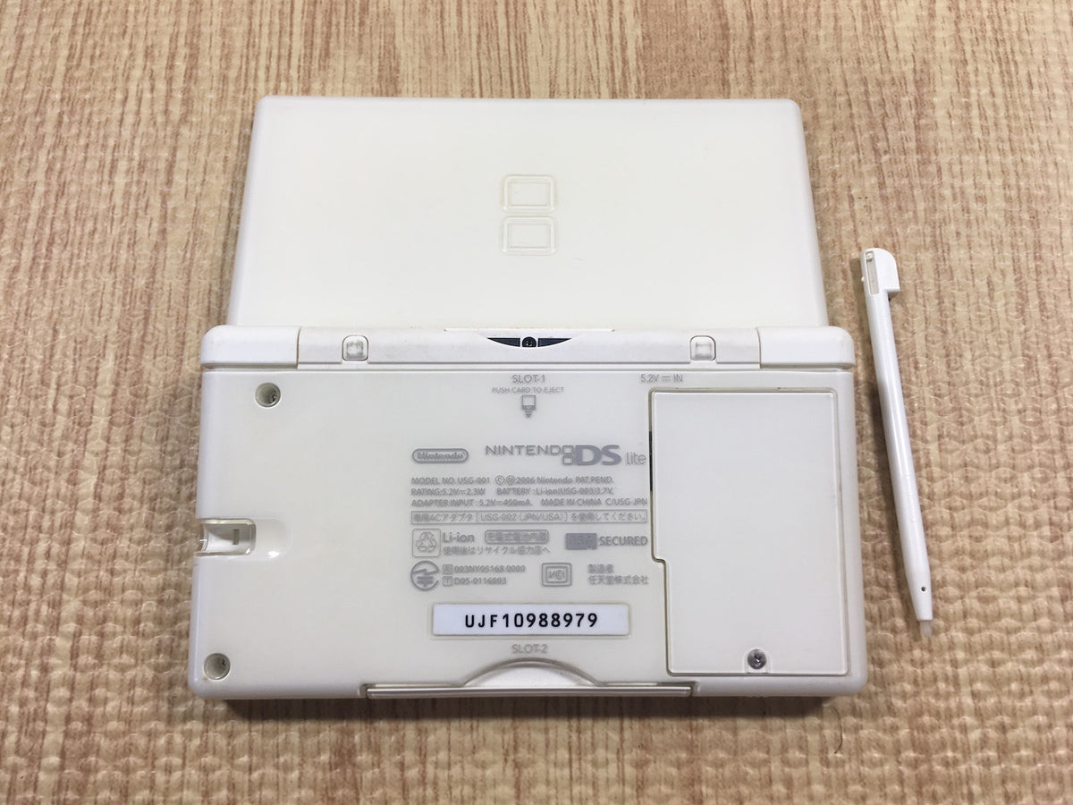 gd6661 Plz Read Item Condi Nintendo DS Lite Crystal White