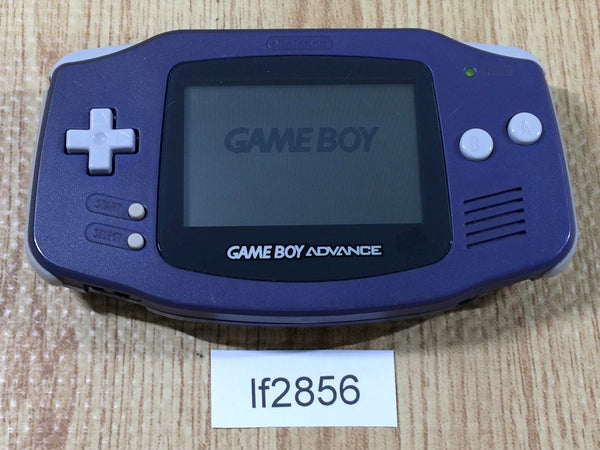 lf2856 Plz Read Item Condi GameBoy Advance Violet Game Boy Console Japan