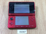 LF2087 With Defects - Nintendo 3DS Metallic Red Console Japan