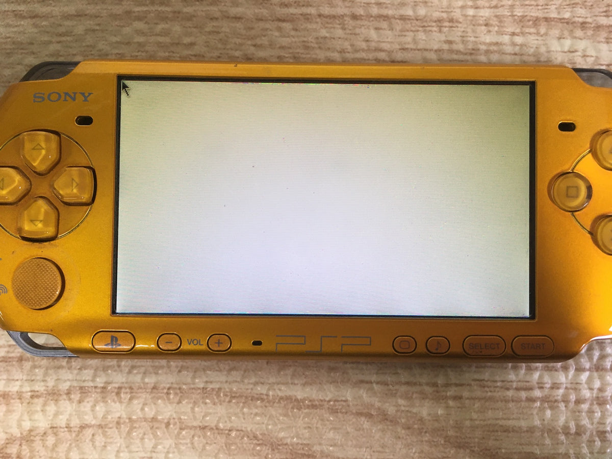 gd6312 Plz Read Item Condi PSP-3000 BRIGHT YELLOW SONY PSP