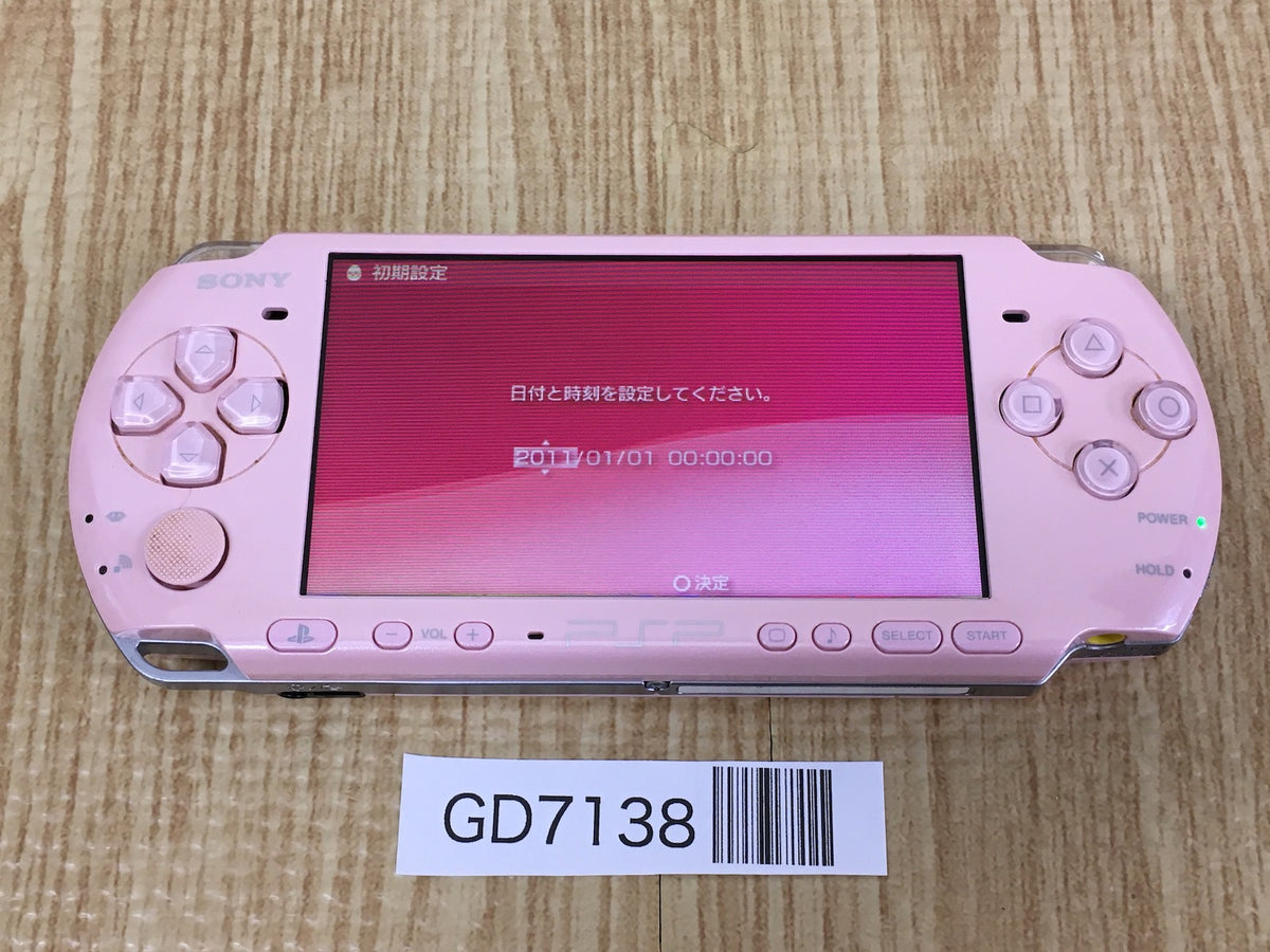 GD7138 Plz Read Item Condi PSP-3000 BLOSSOM PINK SONY PSP