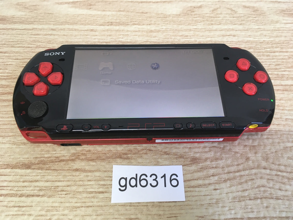 gd6323 No Battery PSP-3000 WHITE & BLUE SONY PSP Console