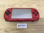 gd1541 Plz Read Item Condi PSP-3000 RED & BLACK SONY PSP Console Japan