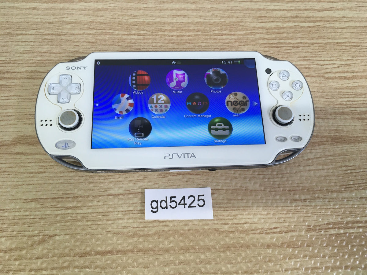 gd5425 PS Vita PCH-1000 CRYSTAL WHITE SONY PSP Console Japan gd5425 PS Vita PCH-1000 CRYSTAL WHITE SONY PSP Console Japan