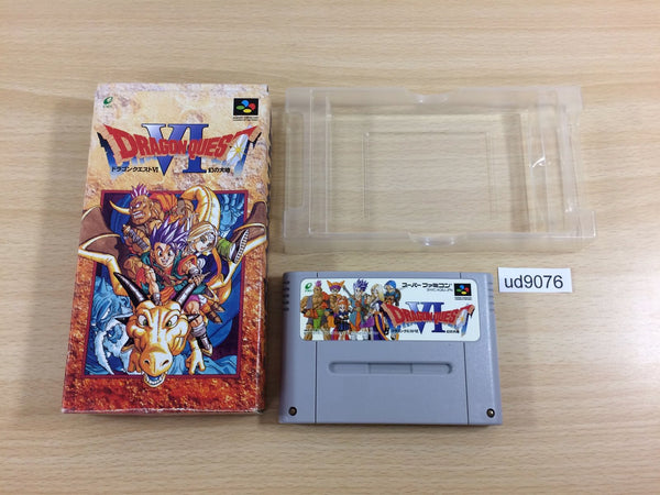 ud9076 Dragon Quest VI 6 BOXED SNES Super Famicom Japan