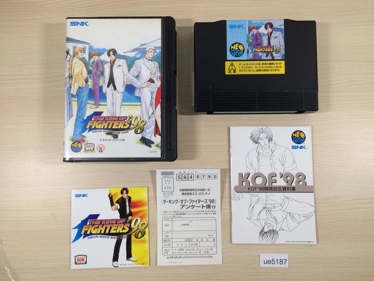 The King Of Fighters 98 BOXED NEO GEO AES Japan - UE5187 – J4U.co.jp