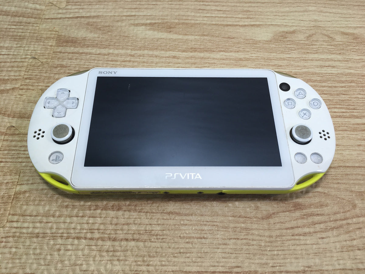 gd6554 Plz Read Item Co PS Vita PCH-2000 LIME GREEN WHITE