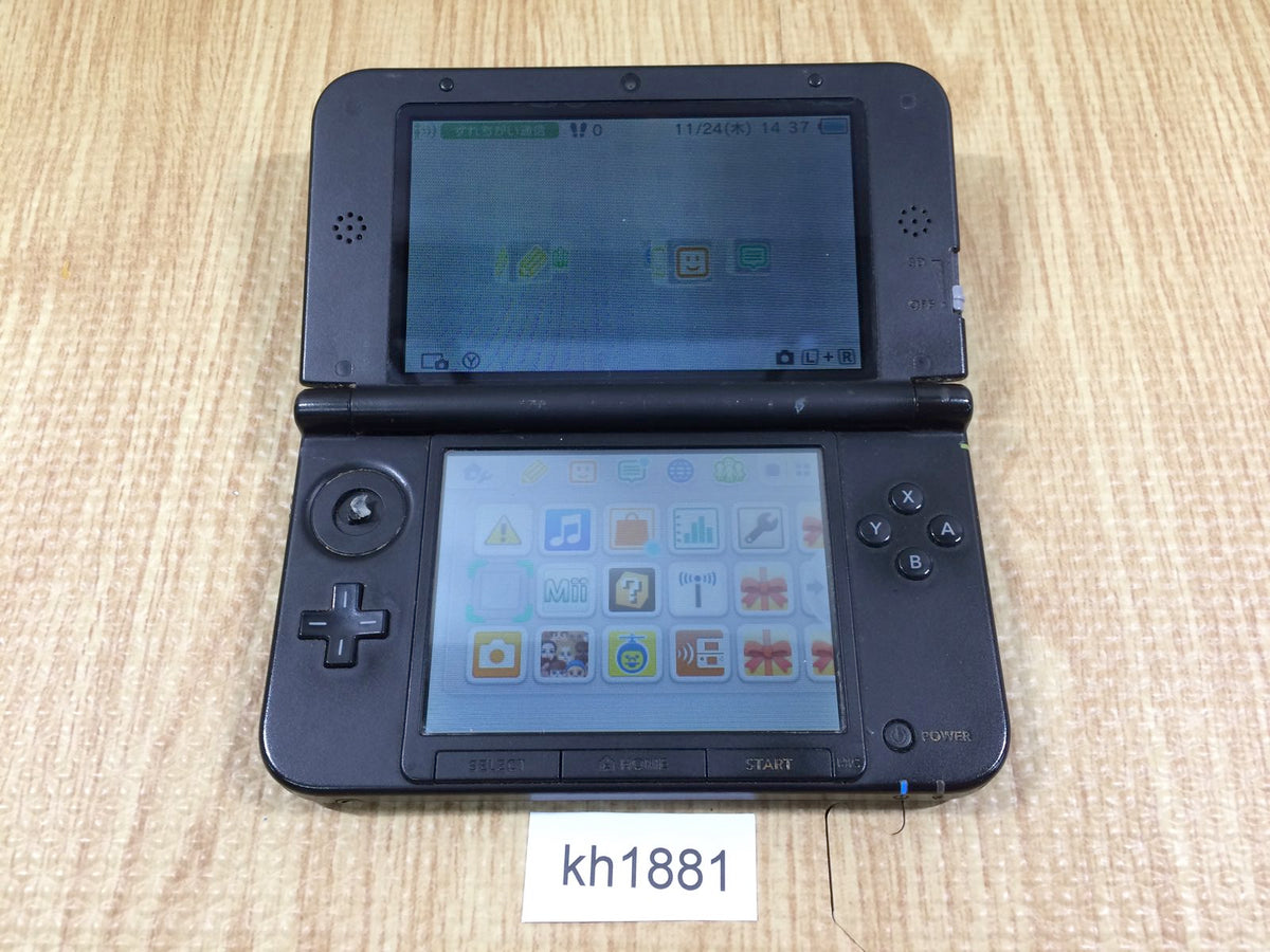 kh1881 Plz Read Item Condi Nintendo 3DS LL XL 3DS Blue Black Console Japan kh1881 Plz Read Item Condi Nintendo 3DS LL XL 3DS Blue Black Console Japan