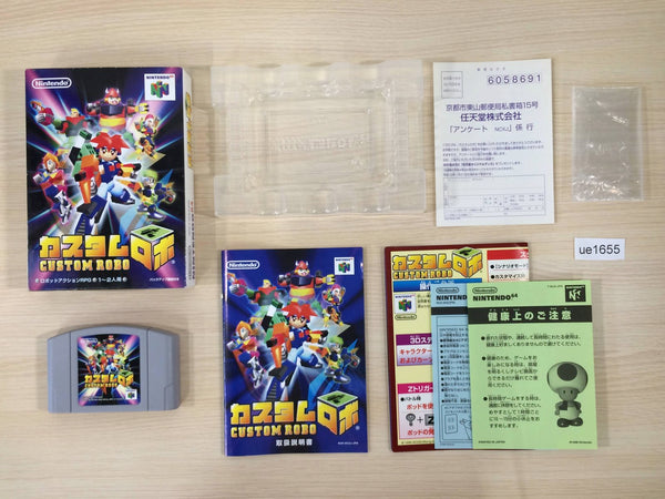ue1655 Custom Robo BOXED N64 Nintendo 64 Japan