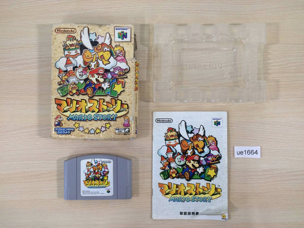 ue1664 Mario Story BOXED N64 Nintendo 64 Japan