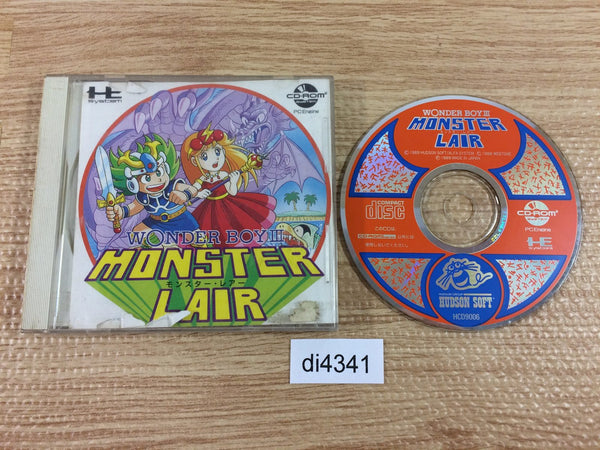 di4341 Monster Lair Wonderboy III CD ROM 2 PC Engine Japan