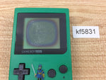 kf5831 Plz Read Item Condi GameBoy Pocket Green Game Boy Console Japan