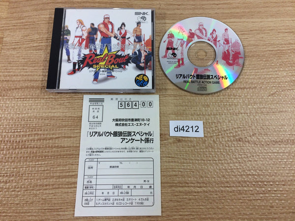 di4212 Real Bout Garou Densetsu Special NEO GEO CD Japan